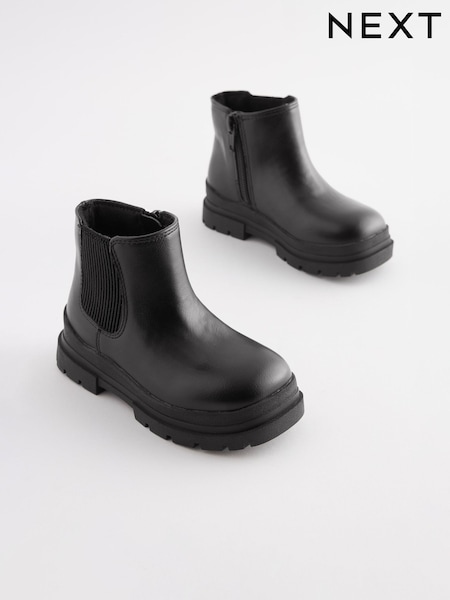 أسود - Chelsea Chunky Ankle Boots (866889) | ‏167 ر.س.‏ - ‏191 ر.س.‏