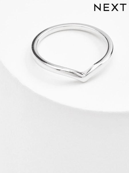 Sterling Silver Wishbone Ring (867199) | €15