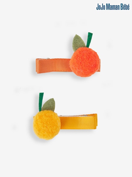 JoJo Maman Bébé 2-Pack Fruit Pom Pom Clips (869086) | € 8