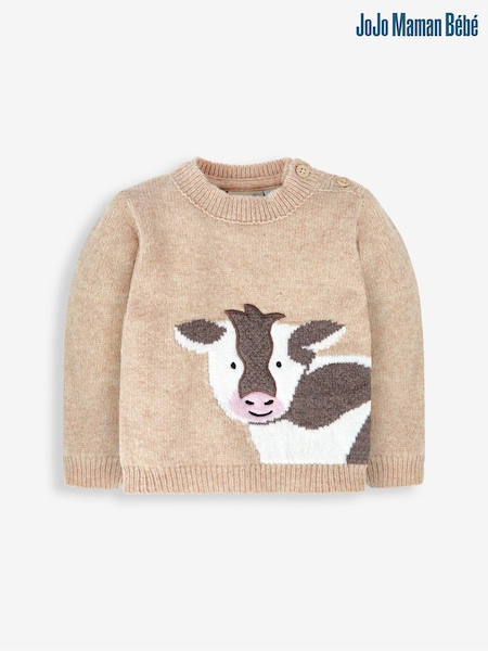 JoJo Maman Bébé Natural Cow Jumper (869261) | €47