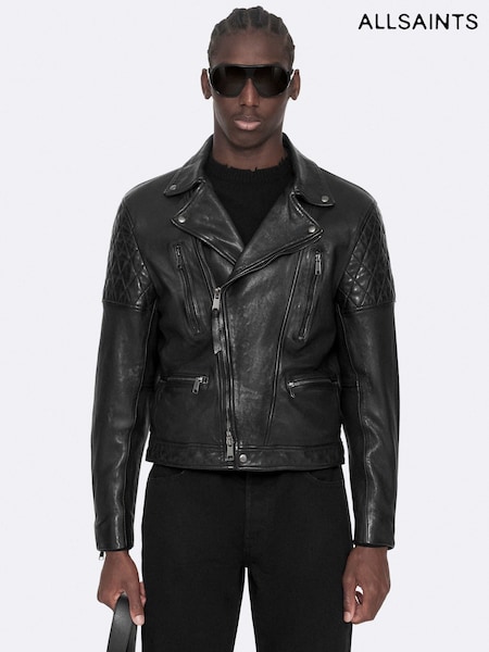 Black - Regular Allsaints Reed Biker Jacket