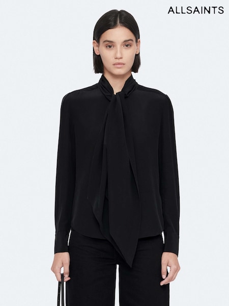 Black - Allsaints Iris Shirt
