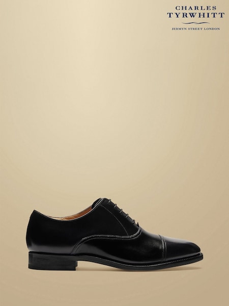 Черный - Charles Tyrwhitt Leather Oxford Shoes (869976) | €199