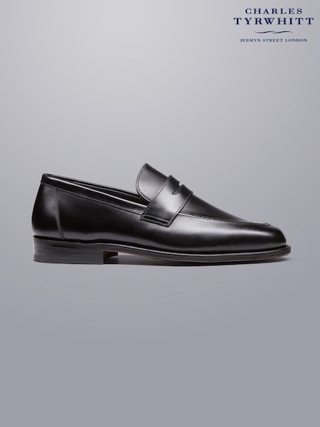 Черный - Charles Tyrwhitt Leather Saddle Loafers (870240) | €199
