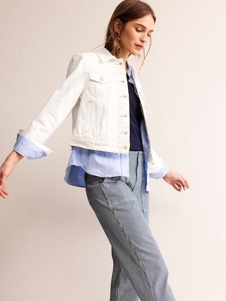 Boden White Rigid Denim Jacket (870604) | €66