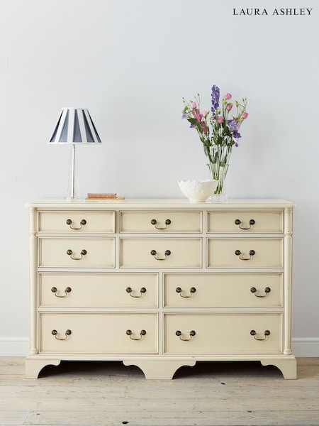 Laura Ashley Ivory Clifton Chest of 10 Drawer Drawers (870663) | €1,606.50
