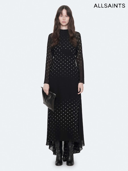 Black - Allsaints Clarisse Dress