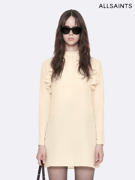 Blanco - Allsaints Clarisse Mini Dress