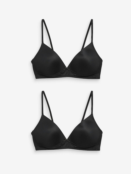 Schwarz - Trainer Bras 2 Pack (871634) | 16 €