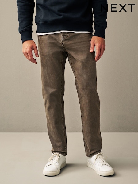 Brown Regular Fit Overdyed Denim Jeans (871644) | €6
