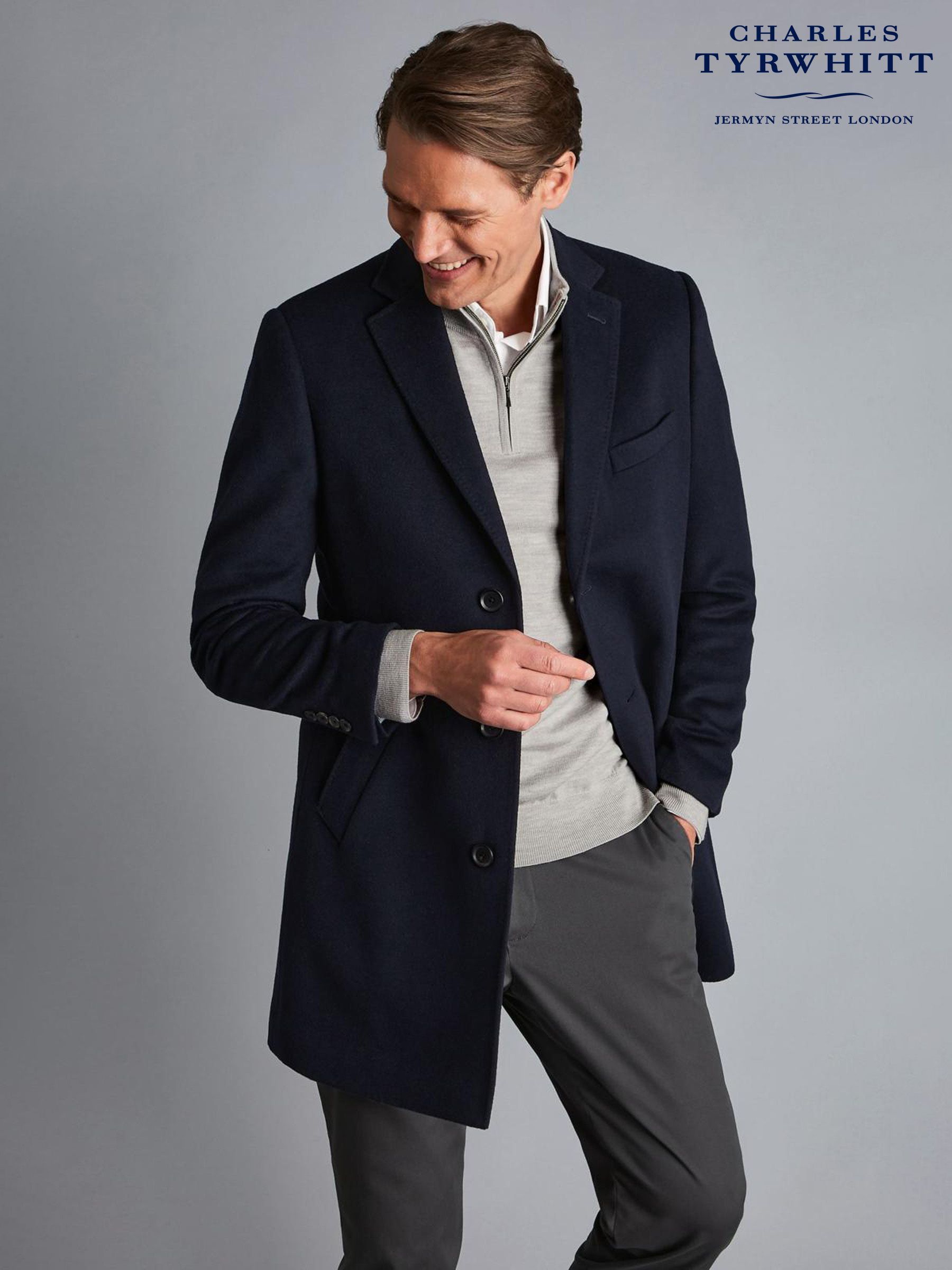 Charles tyrwhitt overcoat clearance