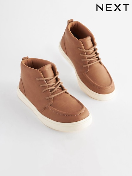 Tan Brown Standard Fit (F) Smart Lace-Up Boots (873383) | €8 - €10