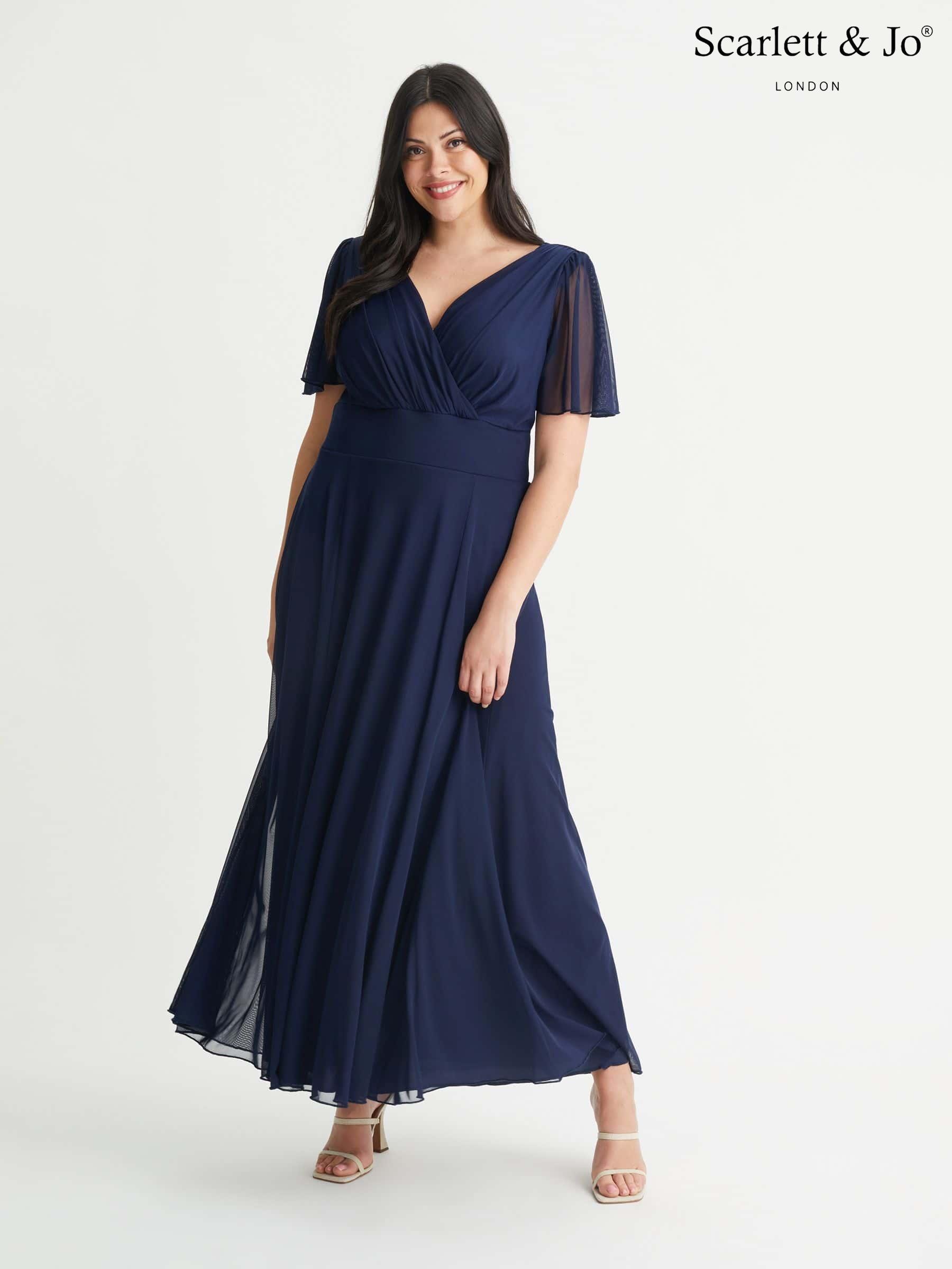 Women's blue maxi dress outlet