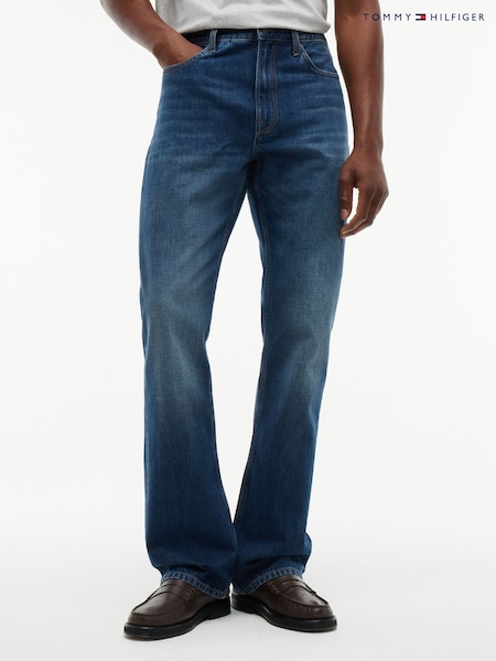 כחול  - Regular Tommy Hilfiger Warren Faded Bootcut Jeans