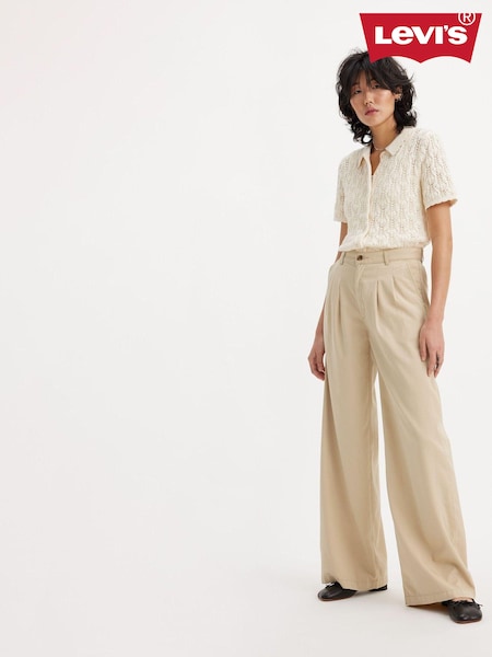 Cream/Бежевый - Levi's® Pleated Wide Leg Trousers (873665) | €33