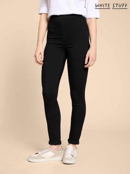 White Stuff Black Janey Jeggings (874287) | SGD 98