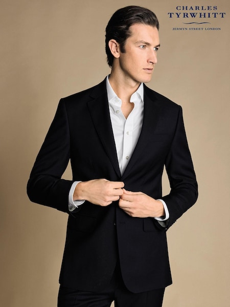 Charles Tyrwhitt Blue Italian Luxury Blazer Slim Fit (874776) | €185