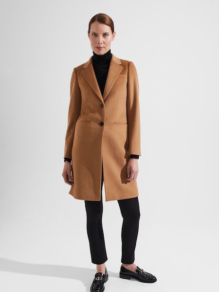 Hobbs Brown Petite Petite Tilda Coat (875255) | €423