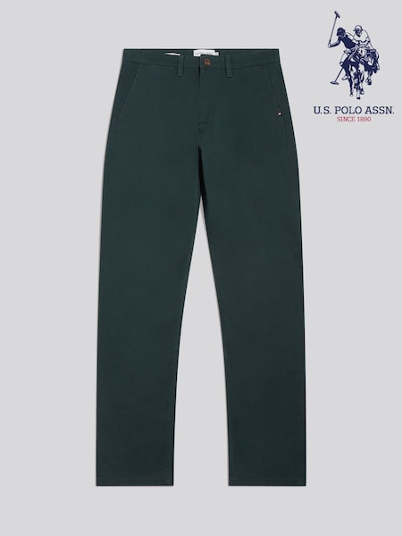 Green - Regular U.s. Polo Assn. Classic Chinos Trousers