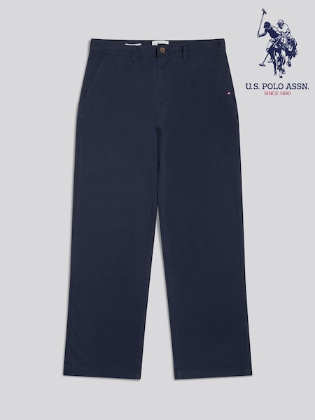 Blue - Regular U.s. Polo Assn. Relaxed Fit Stretch Chinos