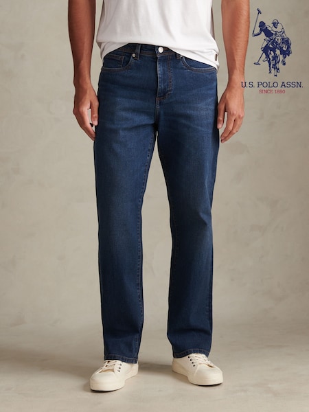 Blå - Regular U.s. Polo Assn. Relaxed Fit Jeans