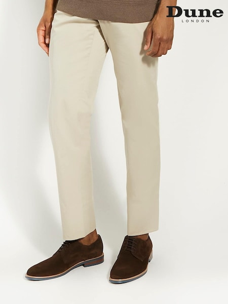 Коричневый хромированный - Широкая платформа - Dune London Stanleyy Soft Leather Gibson Shoes (876280) | €158