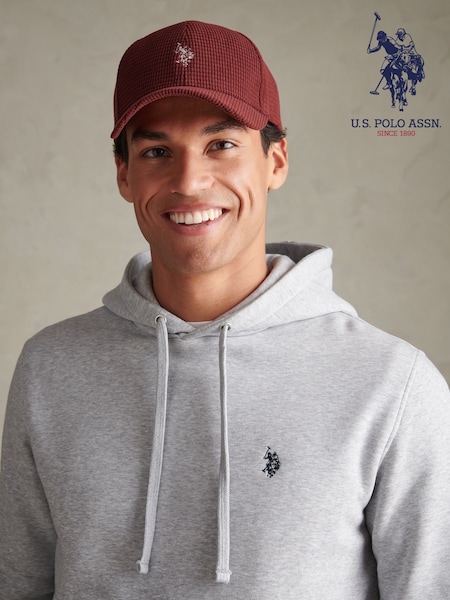 Rojo - Regular U.s. Polo Assn. Corduroy Baseball Cap