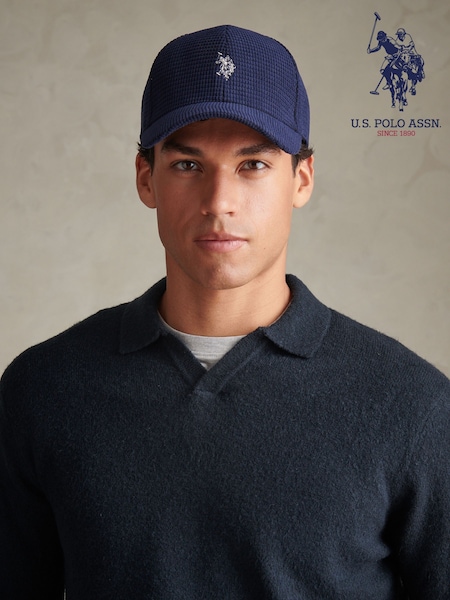 Blue - Regular U.s. Polo Assn. Corduroy Baseball Cap