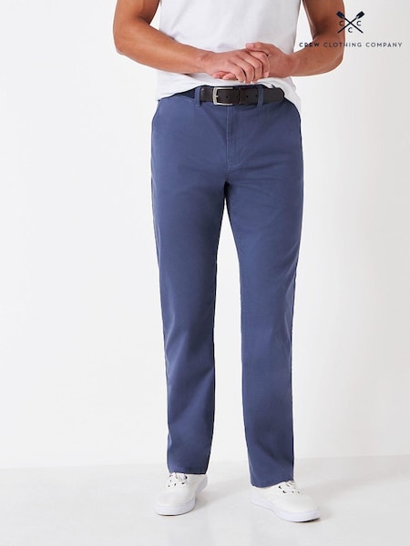 Tummansininen - Crew Clothing Straight Chinot (877461) | €102