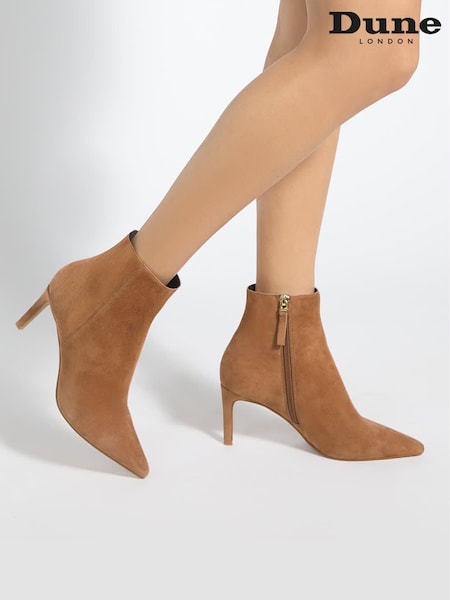 Brown - Dune London Obsessively Ankle Boots