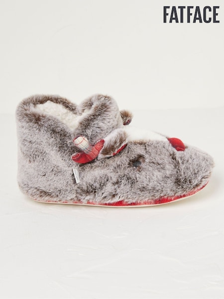 FatFace Brown Ruby Reindeer Slipper Boots (878117) | €13