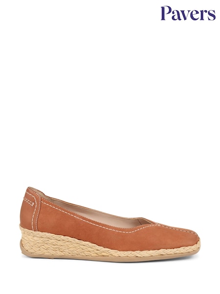 Ruskea - Pavers Leather Espadrilles (878181) | €126