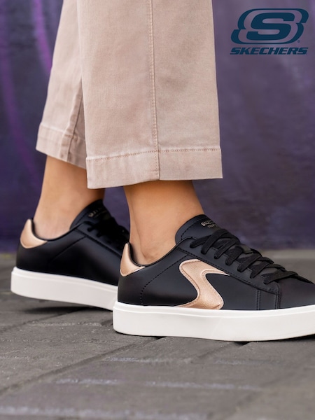 Skechers Black Womens Eden LX  Trainers (878595) | AED186