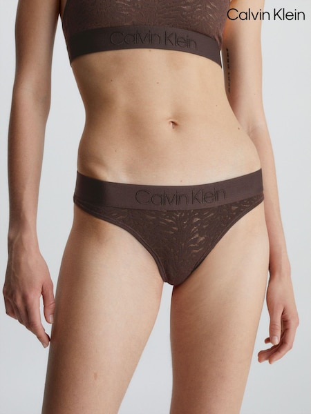 Lemn - Calvin Klein tanga intrinsic Dantelă (878642) | 104 LEI