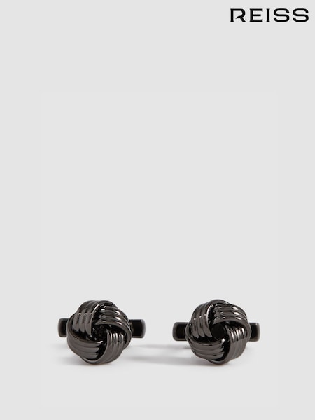 Reiss Gunmetal Callum Knot Cufflinks (878693) | 435 zł