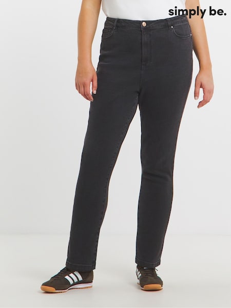 Black - Simply Be Slim Mom Jeans
