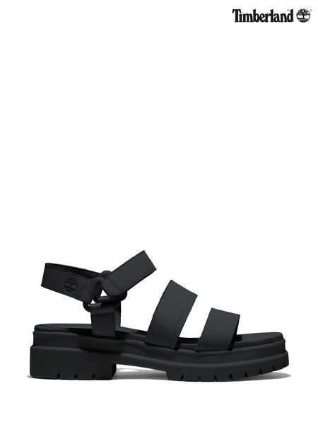 Timberland London 3 Strap Black Sandals (879340) | 322 LEI