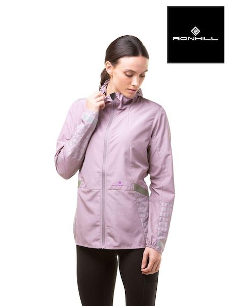 Ronhill Womens Pink Tech Reflective Afterhours Running Jacket (879559) | €129