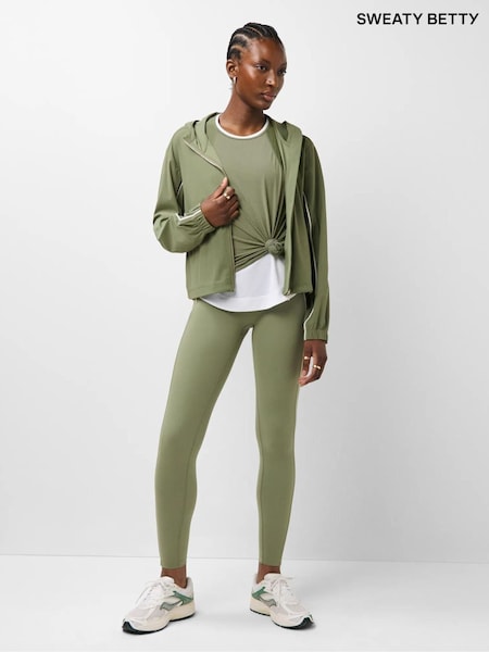Зеленый - Sweaty Betty Power Ultrasculpt Piping Leggings