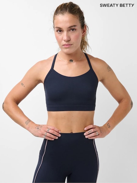 Blue - Sweaty Betty Empower Sports Bra