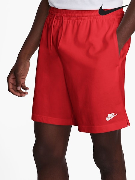Nike University Red Club Knit 100% Cotton Shorts (880115) | €17