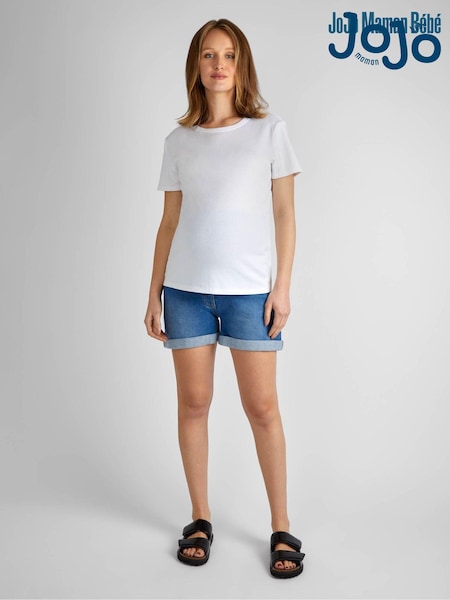 Hellblaue Waschung - Jojo Maman Bébé Umstandsmode Denim-Shorts (880156) | 56 €