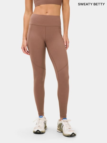 Chestnut Brown - Sweaty Betty Power Workout Leggings