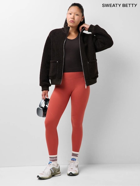 Czerwony Terrazzo - Legginsy Sweaty Betty Power Workout