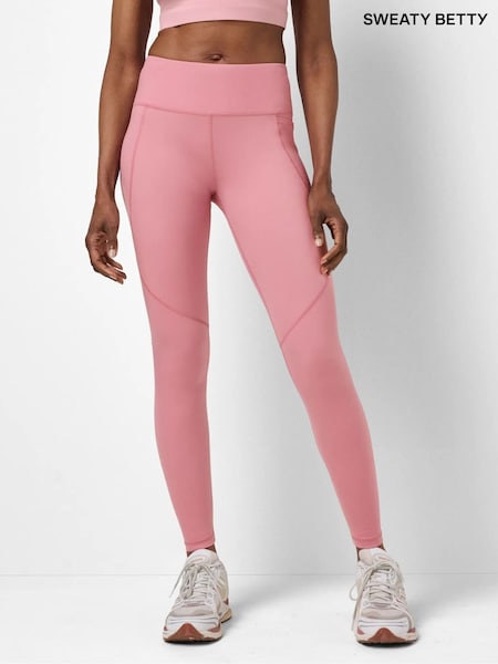 Deco Pink - Sweaty Betty Power Workout-Leggings
