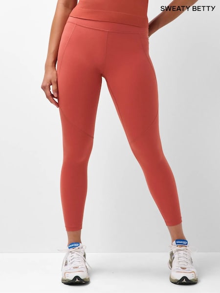 Terrazzo Red - Sweaty Betty Power Workout Leggings