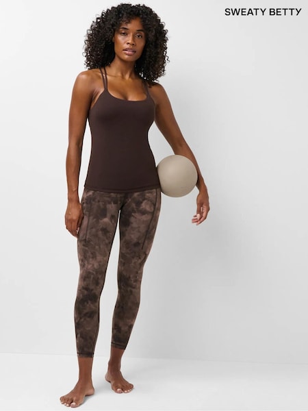 Espresso Brown - Sweaty Betty Super Soft Yoga Leggings