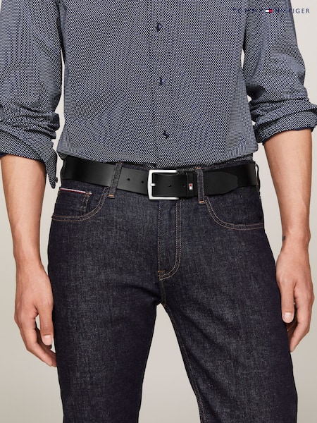 שחור - Tommy Hilfiger New Denton Belt (880972) | ‏226‏₪