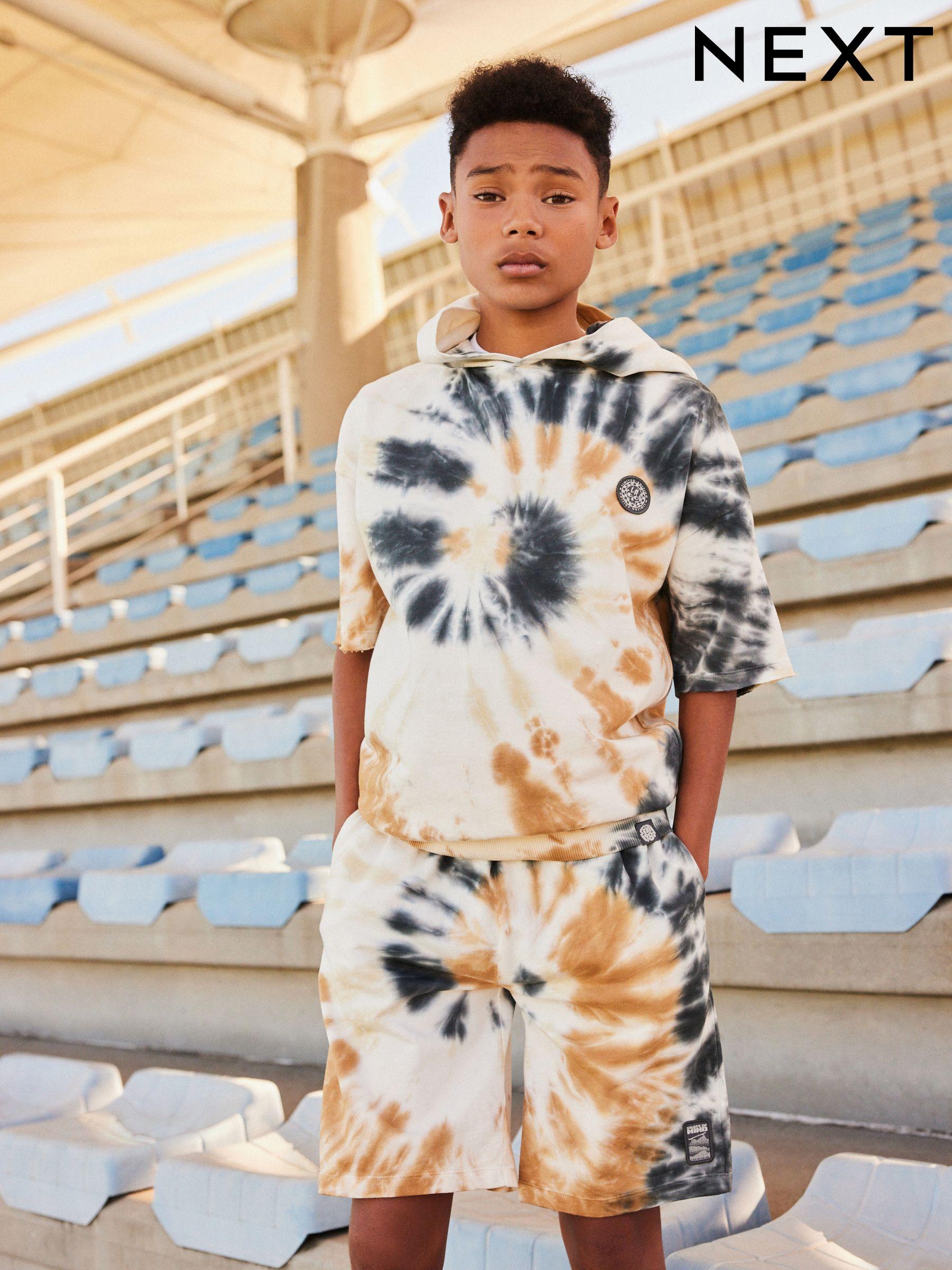 Boys Tie Dye Short Sleeve Outfits Next Lithuania