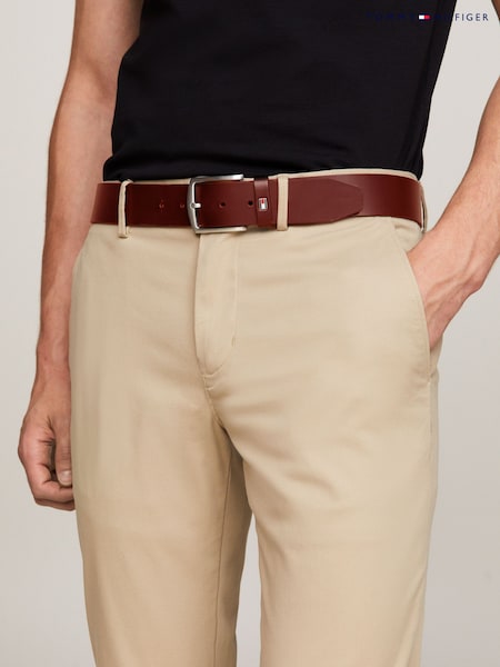 חום בהיר - Tommy Hilfiger New Denton Belt (881136) | ‏226‏₪